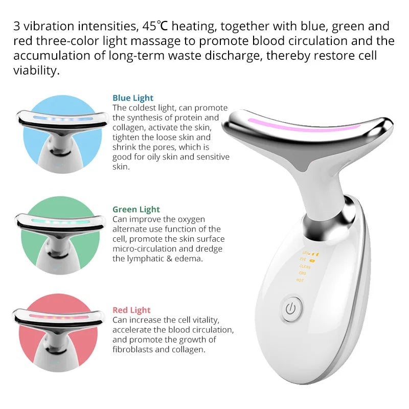 Micro-current Neck Face Massage